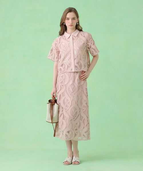 ANAYI / アナイ シャツ・ブラウス | 【セットアップ対応商品】リーフコード刺繍半袖 ブラウス | 詳細16