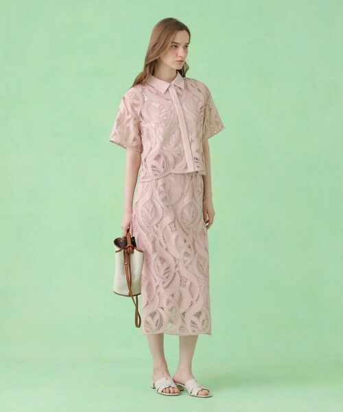 ANAYI / アナイ シャツ・ブラウス | 【セットアップ対応商品】リーフコード刺繍半袖 ブラウス | 詳細17