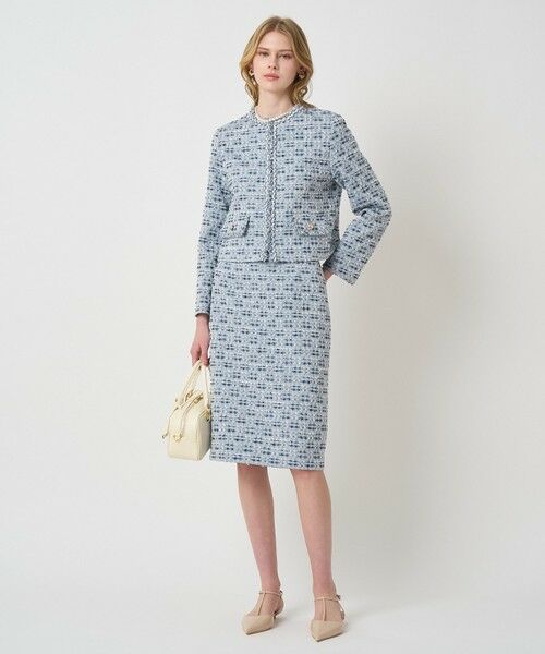 ANAYI / アナイ ミニ丈・ひざ丈ワンピース | 【Eternal Line 2026】ミックスツイードノースリーブワンピース | 詳細11