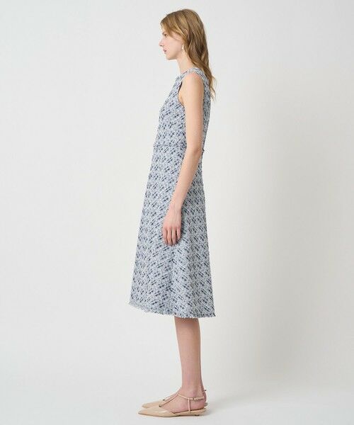 ANAYI / アナイ ミニ丈・ひざ丈ワンピース | 【Eternal Line 2026】ミックスツイードノースリーブワンピース | 詳細8