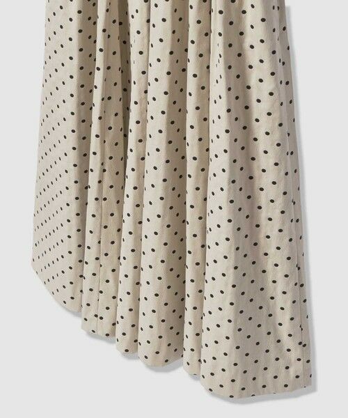 ANAYI / アナイ ロング・マキシ丈ワンピース | モノトーンドットジャガードフレア ワンピース | 詳細4