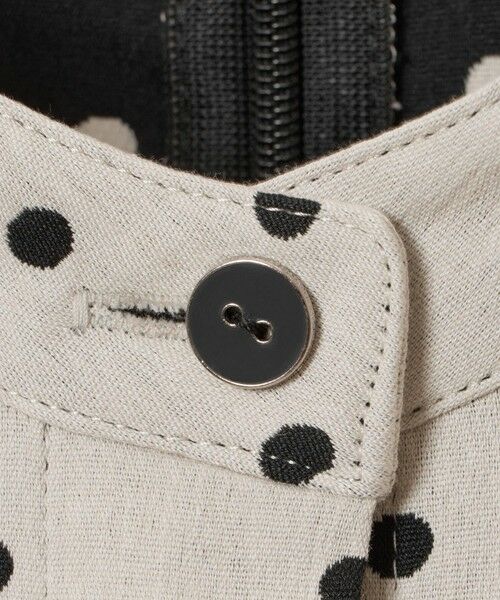 ANAYI / アナイ ロング・マキシ丈ワンピース | モノトーンドットジャガードフレア ワンピース | 詳細5