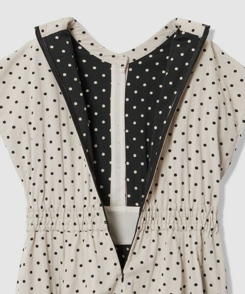 ANAYI / アナイ ロング・マキシ丈ワンピース | モノトーンドットジャガードフレア ワンピース | 詳細6