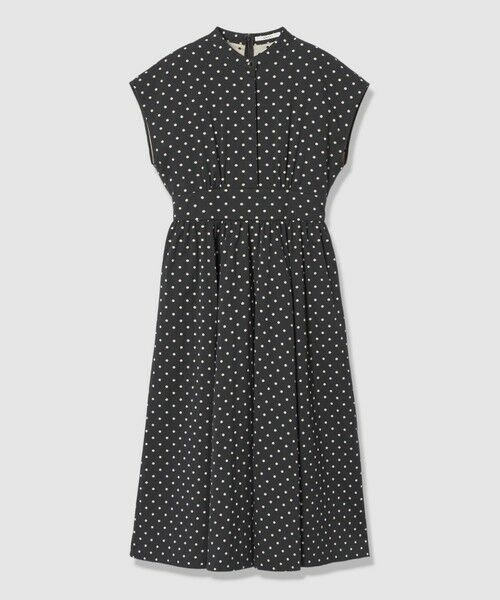 ANAYI / アナイ ロング・マキシ丈ワンピース | モノトーンドットジャガードフレア ワンピース | 詳細16