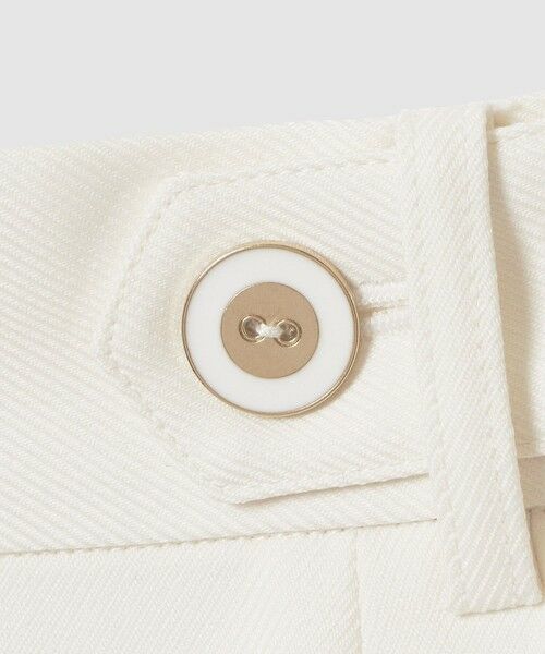 ANAYI / アナイ ミニ・ひざ丈スカート | ブライトツイルベルト釦Aライン スカート | 詳細10