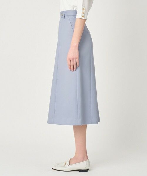 ANAYI / アナイ ミニ・ひざ丈スカート | ブライトツイルベルト釦Aライン スカート | 詳細21