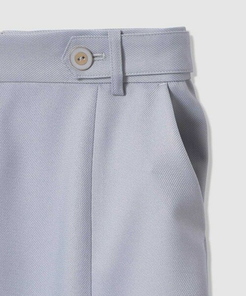 ANAYI / アナイ ミニ・ひざ丈スカート | ブライトツイルベルト釦Aライン スカート | 詳細27