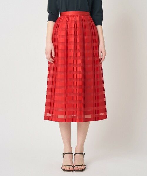 ANAYI / アナイ ロング・マキシ丈スカート | ボーダージャガードプリーツ スカート | 詳細7