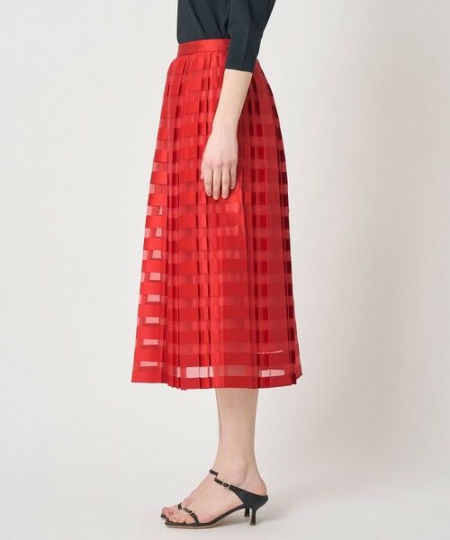 ANAYI / アナイ ロング・マキシ丈スカート | ボーダージャガードプリーツ スカート | 詳細8