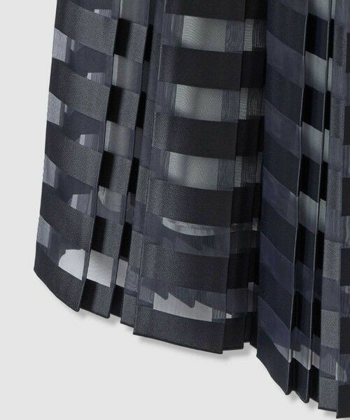 ANAYI / アナイ ロング・マキシ丈スカート | ボーダージャガードプリーツ スカート | 詳細26