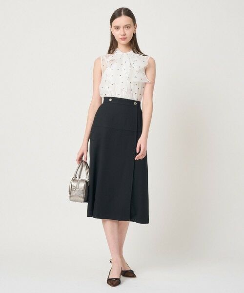 ANAYI / アナイ ミニ・ひざ丈スカート | ライトスラブAラインスカート | 詳細20