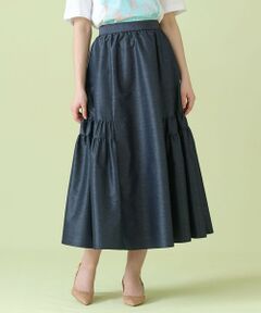 ANAYI / アナイ ロング・マキシ丈スカート | タフタサイドティアードスカート