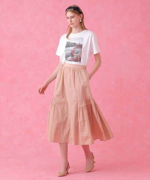 ANAYI / アナイ ロング・マキシ丈スカート | タフタサイドティアード スカート | 詳細3