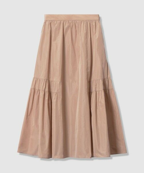 ANAYI / アナイ ロング・マキシ丈スカート | タフタサイドティアードスカート(pink beige (13))