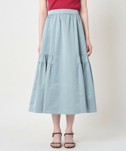 ANAYI / アナイ ロング・マキシ丈スカート | タフタサイドティアード スカート | 詳細16