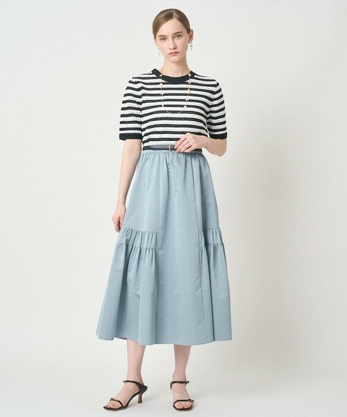 ANAYI / アナイ ロング・マキシ丈スカート | タフタサイドティアード スカート | 詳細21