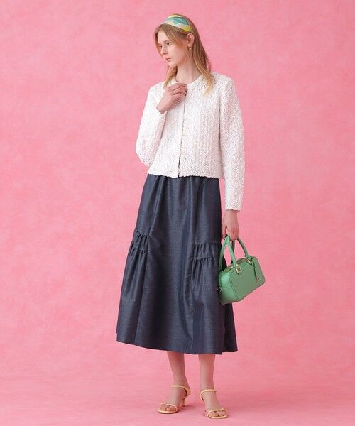 ANAYI / アナイ ロング・マキシ丈スカート | タフタサイドティアードスカート | 詳細21