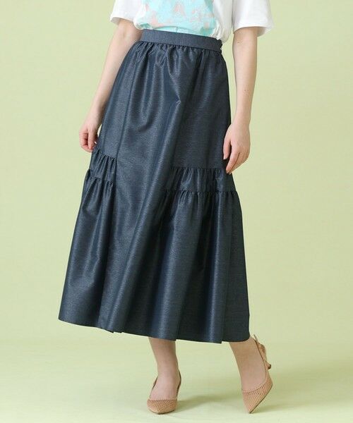 ANAYI / アナイ ロング・マキシ丈スカート | タフタサイドティアードスカート | 詳細22