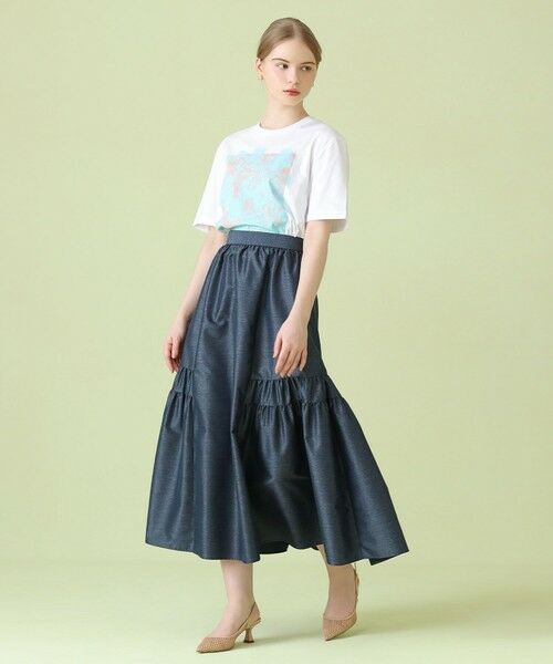 ANAYI / アナイ ロング・マキシ丈スカート | タフタサイドティアードスカート | 詳細15