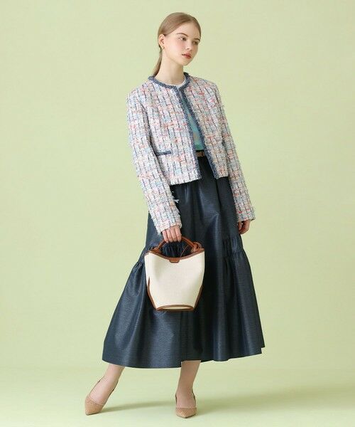 ANAYI / アナイ ロング・マキシ丈スカート | タフタサイドティアードスカート | 詳細16