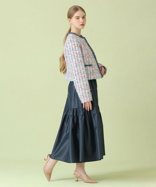 ANAYI / アナイ ロング・マキシ丈スカート | タフタサイドティアードスカート | 詳細17