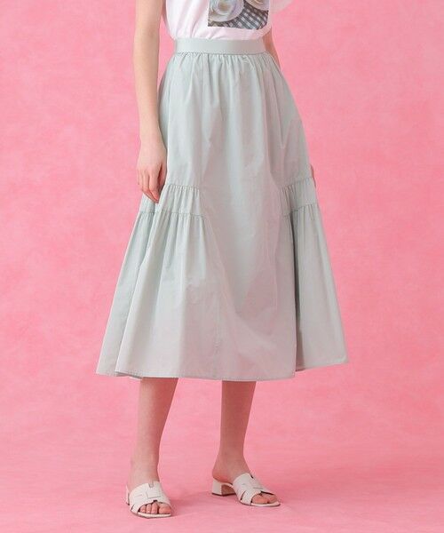 ANAYI / アナイ ロング・マキシ丈スカート | タフタサイドティアードスカート | 詳細25