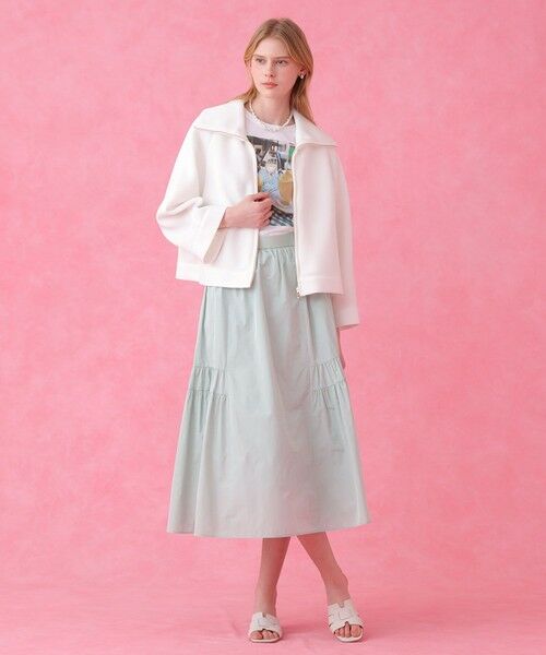 ANAYI / アナイ ロング・マキシ丈スカート | タフタサイドティアードスカート | 詳細27