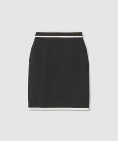 ANAYI / アナイ ロング・マキシ丈スカート | 【セットアップ対象商品】コットンブークレ配色 スカート