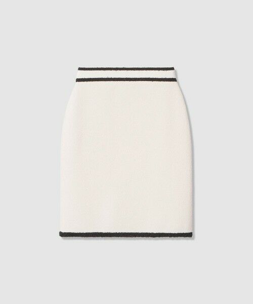 ANAYI / アナイ ロング・マキシ丈スカート | 【セットアップ対象商品】コットンブークレ配色 スカート | 詳細1