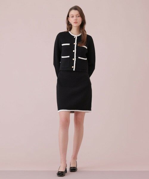 ANAYI / アナイ ロング・マキシ丈スカート | 【セットアップ対象商品】コットンブークレ配色 スカート | 詳細8