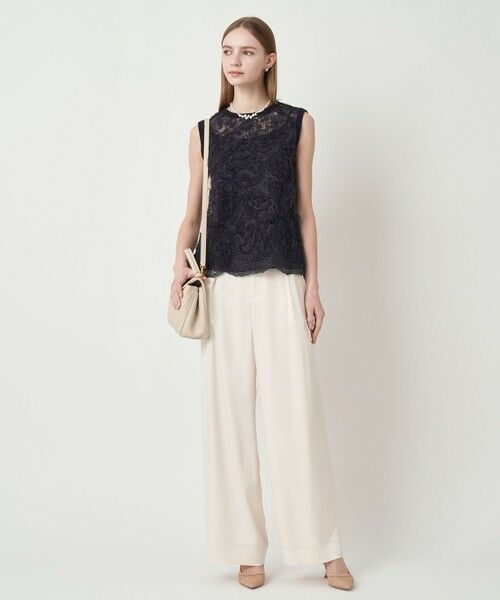 ANAYI / アナイ カーゴパンツ | 【セットアップ対応商品】ストレッチダブルサテンカーゴパンツ | 詳細11