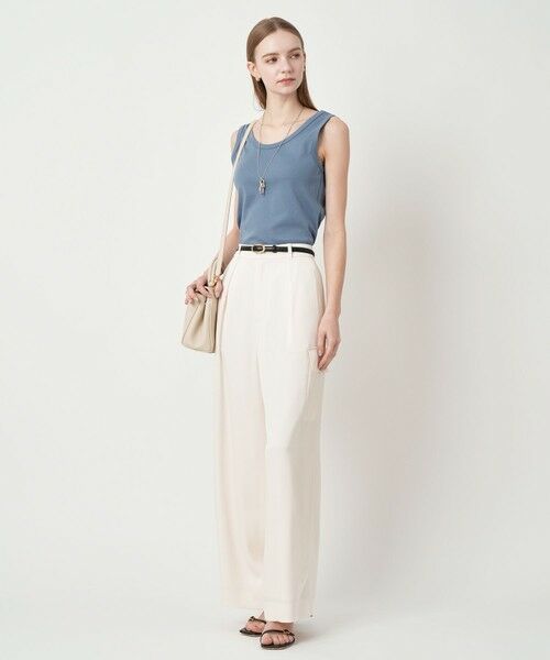 ANAYI / アナイ カーゴパンツ | 【セットアップ対応商品】ストレッチダブルサテンカーゴパンツ | 詳細8