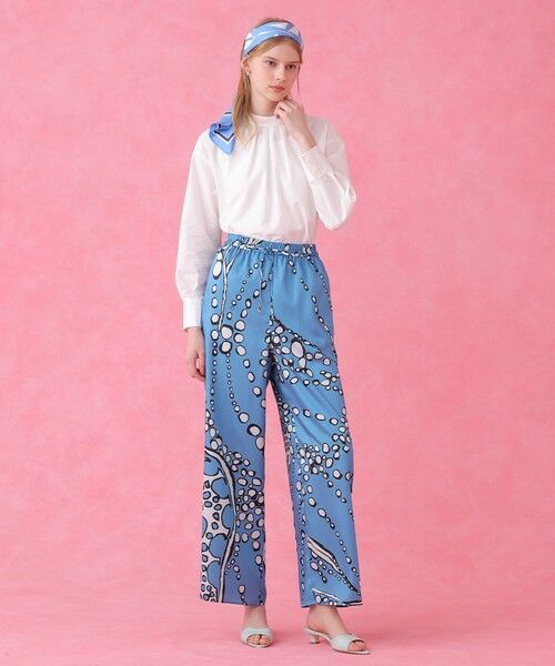 ANAYI / アナイ その他パンツ | 【セットアップ対象商品】パールドットプリントゴムウエストパンツ | 詳細7