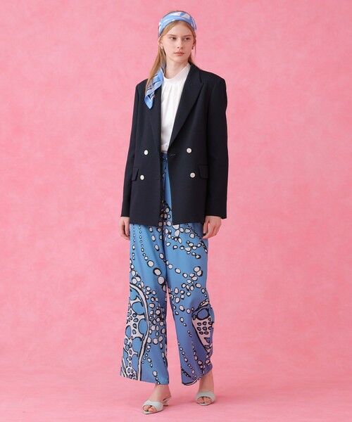 ANAYI / アナイ その他パンツ | 【セットアップ対象商品】パールドットプリントゴムウエストパンツ | 詳細8