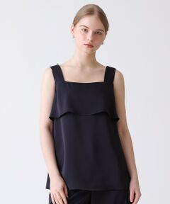 ANAYI / アナイ シャツ・ブラウス | 【セットアップ対象商品】ストレッチダブルサテンキャミソール