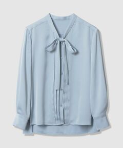 ANAYI / アナイ シャツ・ブラウス | 【セットアップ対象商品】ストレッチダブルサテンボウタック ブラウス