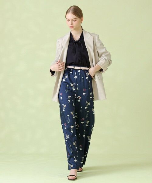 ANAYI / アナイ シャツ・ブラウス | 【セットアップ対象商品】ストレッチダブルサテンボウタック ブラウス | 詳細9