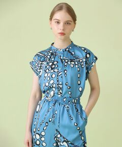 ANAYI / アナイ シャツ・ブラウス | 【セットアップ対象商品】パールドットプリントノースリーブ ブラウス