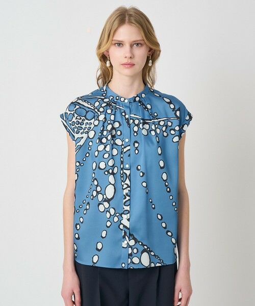 ANAYI / アナイ シャツ・ブラウス | 【セットアップ対象商品】パールドットプリントノースリーブ ブラウス | 詳細1