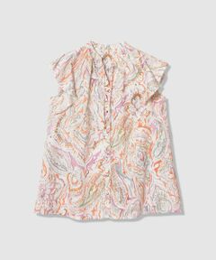 ANAYI / アナイ シャツ・ブラウス | ペイントペイズリープリントフレア ブラウス