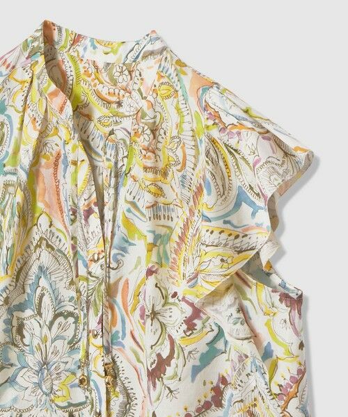 ANAYI / アナイ シャツ・ブラウス | ペイントペイズリープリントフレア ブラウス | 詳細2