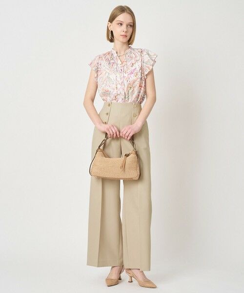 ANAYI / アナイ シャツ・ブラウス | ペイントペイズリープリントフレア ブラウス | 詳細16