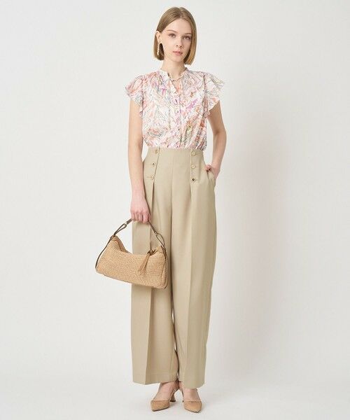 ANAYI / アナイ シャツ・ブラウス | ペイントペイズリープリントフレア ブラウス | 詳細17