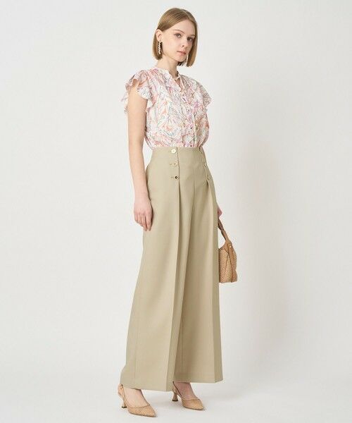 ANAYI / アナイ シャツ・ブラウス | ペイントペイズリープリントフレア ブラウス | 詳細18