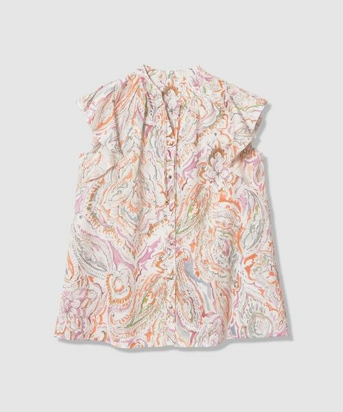 ANAYI / アナイ シャツ・ブラウス | ペイントペイズリープリントフレア ブラウス | 詳細19