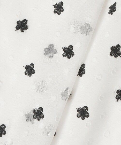 ANAYI / アナイ シャツ・ブラウス | フラワー刺繍ドットスリット ブラウス | 詳細7