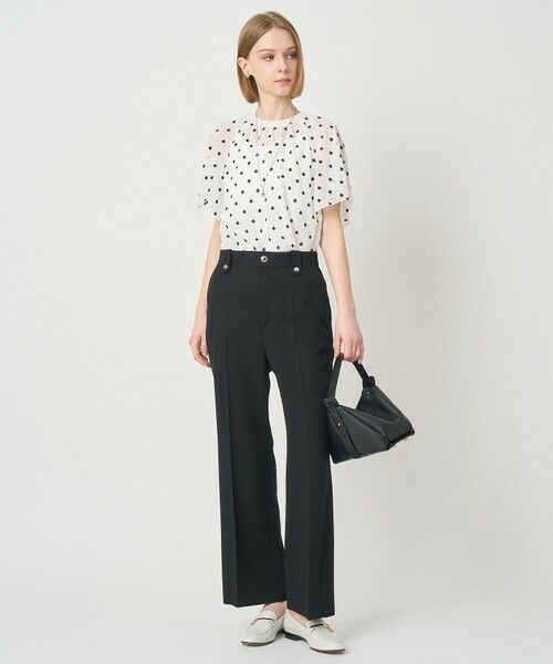 ANAYI / アナイ シャツ・ブラウス | フラワー刺繍ドットスリット ブラウス | 詳細3