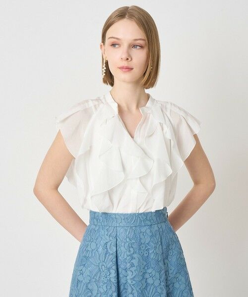 ANAYI / アナイ シャツ・ブラウス | ライトローンラッフル ブラウス | 詳細1