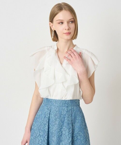 ANAYI / アナイ シャツ・ブラウス | ライトローンラッフル ブラウス | 詳細2
