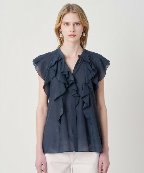 ANAYI / アナイ シャツ・ブラウス | ライトローンラッフル ブラウス | 詳細7
